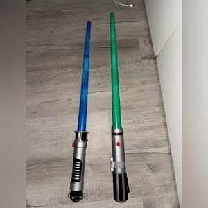 2 lightsabers